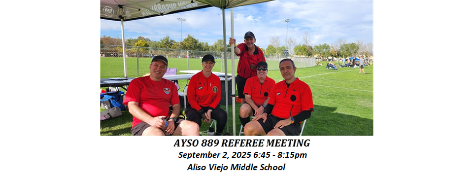  FALL REFEREE MEETING